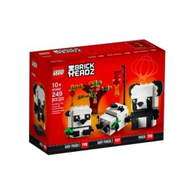 LEGO Brickheadz 40466 Ensemble de pandas chinois pour nouvel an