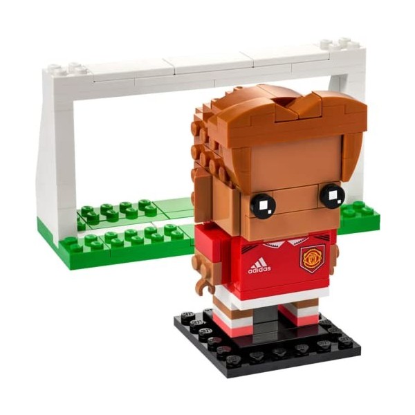 LEGO Brickheadz 40541 Manchester United Go Brick Me 530 pièces 10+ Créez votre propre modèle de joueur Manchester United