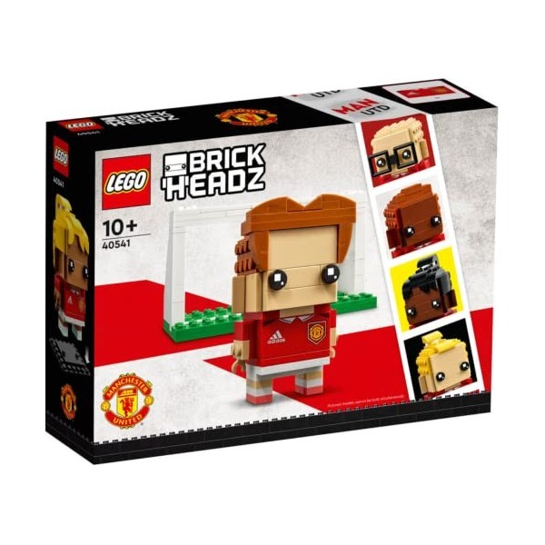 LEGO Brickheadz 40541 Manchester United Go Brick Me 530 pièces 10+ Créez votre propre modèle de joueur Manchester United