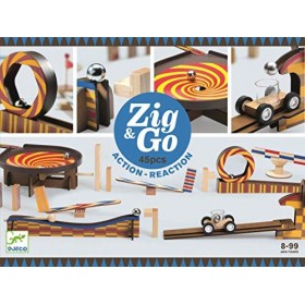 DJECO Construction Zig & Go-45 pièces 35643 , Multicolore