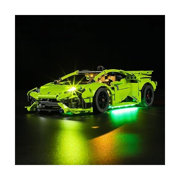 BRIKSMAX Kit d’éclairage à LED pour Lego Technic Lamborghini Huracán Tecnica - Compatible with Lego 42161 Blocs de Constructi