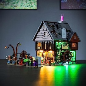 Kit déclairage LED pour Lego Hocus Pocus, kit déclairage pour Lego 21341 Disney Hocus Pocus The Sanderson Sisters Cottage –