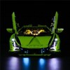 GEAMENT Jeu De Lumières pour Lamborghini Sián FKP 37 Modèle en Blocs De Construction - Kit Déclairage LED Compatible avec Le