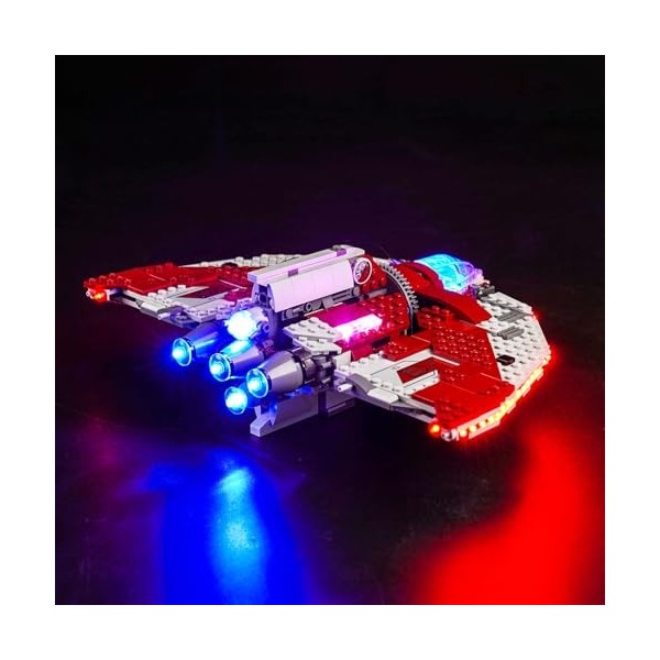 Kit déclairage LED pour Lego Star Wars Ahsoka Tanos T-6 Jedi Shuttle 75362 non Lego , kit déclairage LED pour Lego Ahsok