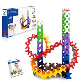 incastro Clipser 042&nbsp;–&nbsp;Jeu de Construction Clipser Box, 200&nbsp;Pièces, Multicolore