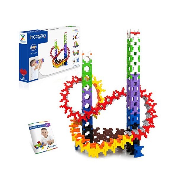 incastro Clipser 042 – Jeu de Construction Clipser Box, 200 Pièces, Multicolore