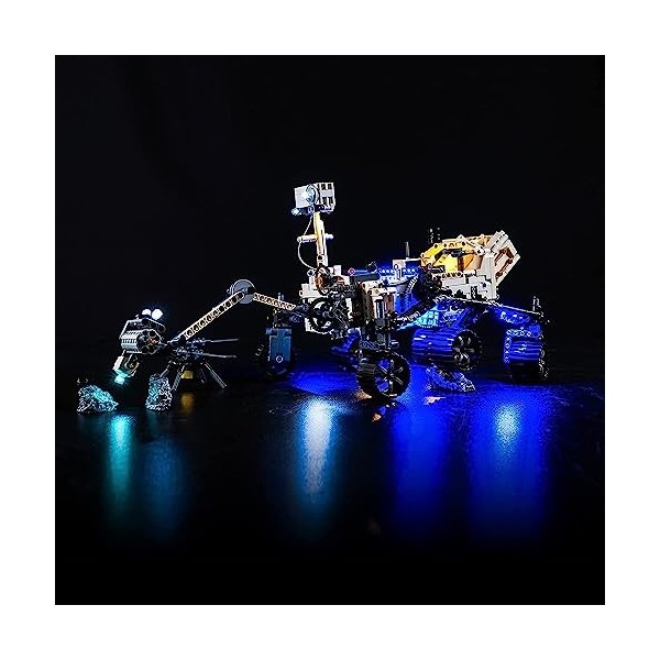 Kit déclairage LED pour Lego 42158 NASA Mars Rover Perseverance modèle Non Lego , Kit déclairage décoratif pour Lego NASA 