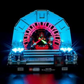 BRIKSMAX Kit d’éclairage à LED pour Lego Star Wars Diorama de la Salle du trône de l’Empereur - Compatible with Lego 75352 Bl