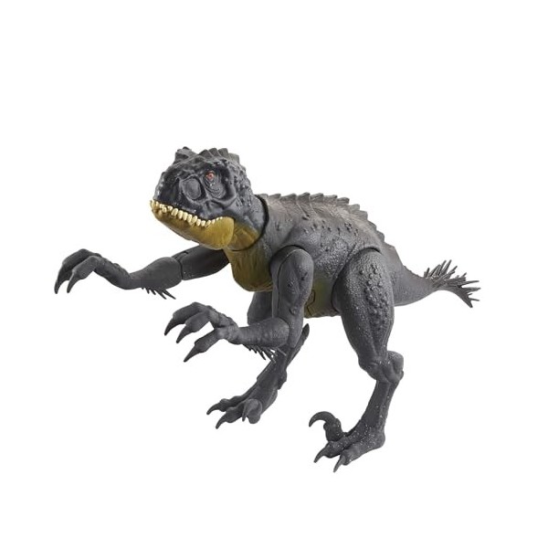 Jurassic World: la Colo du Crétacé, figurine articulée et sonore dinosaure Dard Redoutable, sons et mouvements réalistes, jou