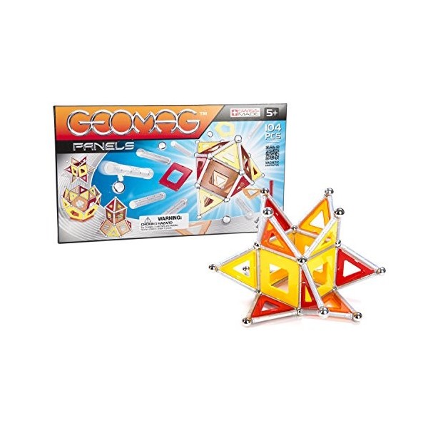 Geomag Classic 453 Panels, Constructions Magnétiques et Jeux Educatifs, 104 Pièces