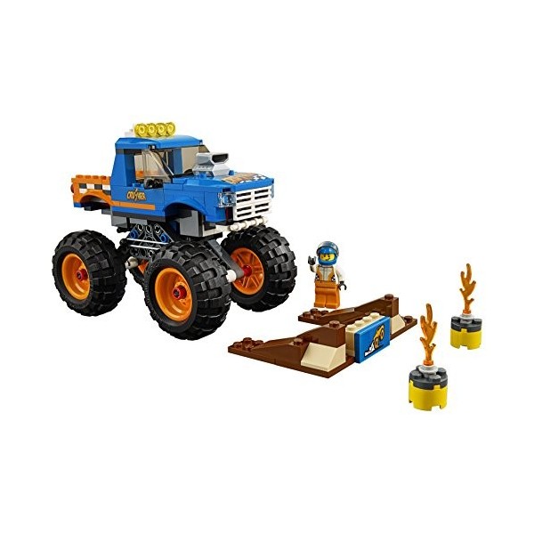 Générique Lego City Super Véhicules de Construction de Monster Truck 60180 kit 192 pièces City Super Véhicules de Construct