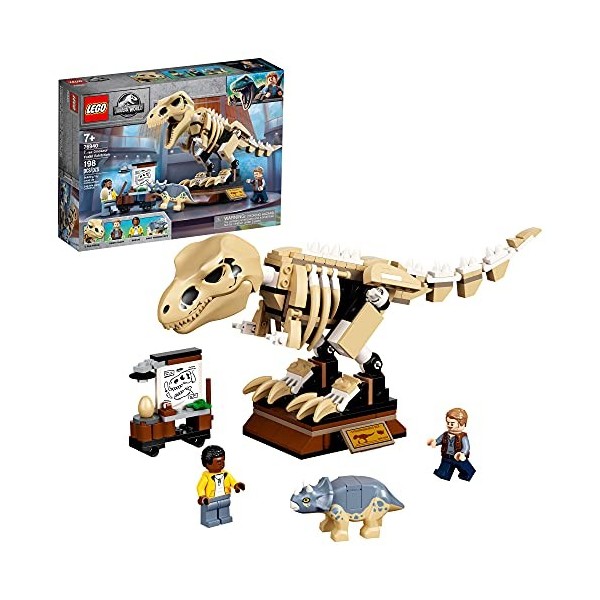 LEGO Jurassic World T. rex Dinosaur Fossil Exhibition 76940 Building Kit. Cool Toy Playset for Kids. New 2021 198 Pieces 