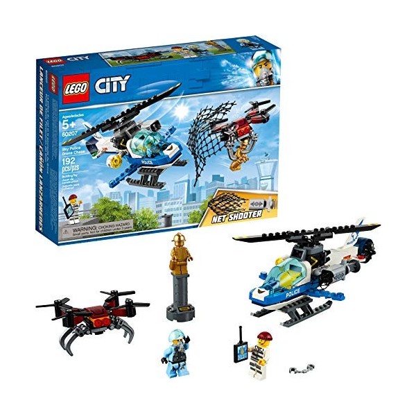 LEGO City Sky Police Drohnen Verfolgungsjagd 60207 Bauset, Neu 2019 192 Teile 