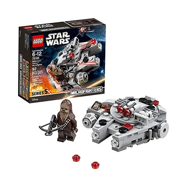 LEGO Star Wars Millennium Falcon Microfighter 75193 Building Kit 92 Pieces 