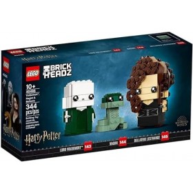 LEGO® 40496 Jeu BrickHeadz™, Harry Potter™, Voldemort™, avec Nagini et Bellatrix