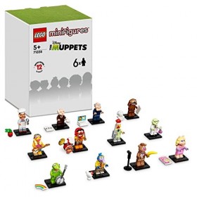 LEGO 71035 Minifigures Le Lot de 6 Muppets, Édition Limitée avec Elmo, Miss Piggy et Kermit la Grenouille, pour Enfants et Ad