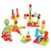 Bristle Blocks Building Blocks for Kids – 76pc STEM Playset – Reusable Storage Bin – Soft Developmental Toys – 2 Years + – Tw