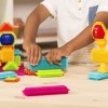 Bristle Blocks Building Blocks for Kids – 76pc STEM Playset – Reusable Storage Bin – Soft Developmental Toys – 2 Years + – Tw