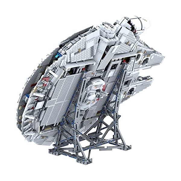 KYHSOM Lot de 407 présentoirs verticaux pour modèle Millennium Falcon 75192, blocs de construction, meilleur cadeau et film d