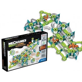 Geomag - Mechanics Gravity Combo Race & Loops, Jeu Éducatif et Créatif pour Enfants, Constructions Magnétiques, Pack de 197 P