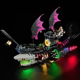 cooldac Kit déclairage LED pour Lego 71469 DREAMZzz - Bateau de requin cauchemar - Kit déclairage décoratif créatif compati