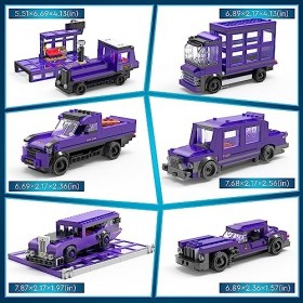 Under the Baubles Harry Kit de construction de véhicule 6 en 1 pour enfants à partir de 6 ans, jouets de transformation de ch