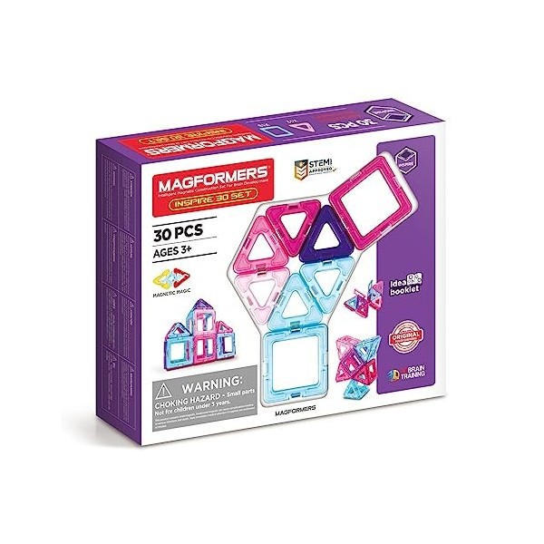 Magformers - Jeu De Construction - Inspire - 30 Pièces