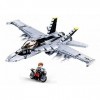 Sluban- Model Bricks-F/A-18E Super Bumblebee, M38-B0928, Multicolore