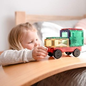 Connetix Jeu de construction de carreaux magnétiques – Jouet éducatif de qualité supérieure pour enfants – Jouez et construis