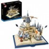 Harry Castle Set de Construction Compatible avec Lego, Livre Château Magique Jouets de Construction, Idée Cadeau Jouets de Co