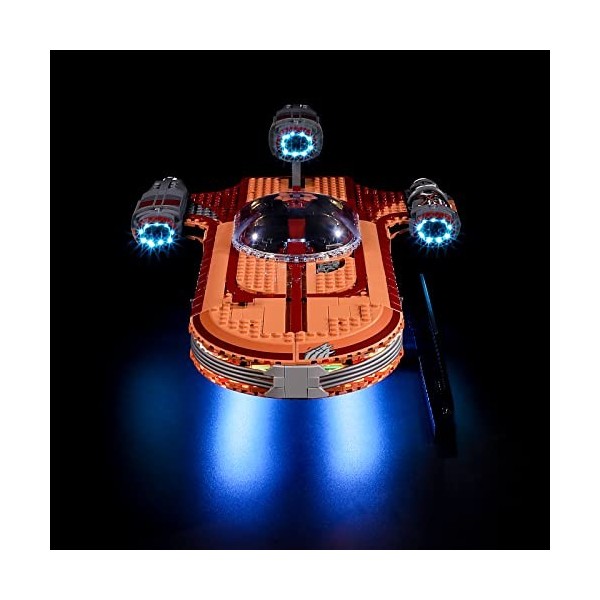 BRIKSMAX Kit d’éclairage à LED pour Lego Star Wars Le Landspeeder de Luke Skywalker - Compatible with Lego 75341 Blocs de Con