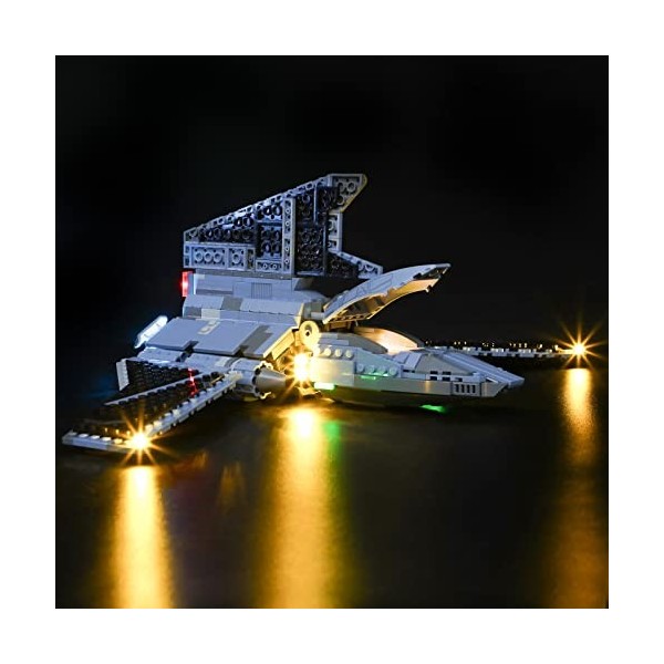 BRIKSMAX Kit d’éclairage à LED pour Lego Star Wars La Navette d’Attaque du Bad Batch - Compatible avec Lego 75314 Blocs de Co