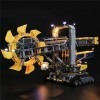 GEAMENT Jeu De Lumières Compatible avec Lego Bucket Wheel Excavator - Kit Déclairage LED pour Technic 42055 Jeu Lego Non In