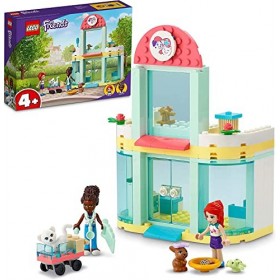 LEGO Friends 665199 – 3 en 1 lot comprenant : 41695 Pet Clinic Vet Set 41443 Olivias Electric Car Toy Vehicle + 41677 Forest