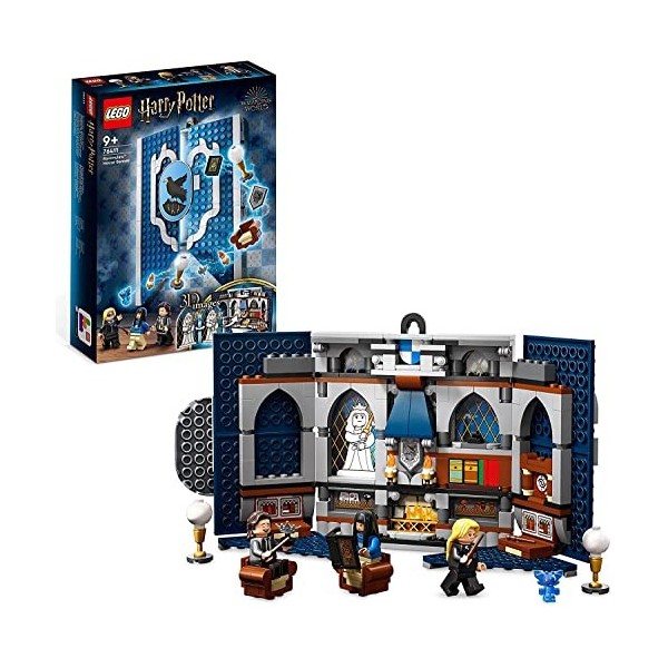 Lego Harry Potter Kit blason de Poudlard – Bannière de maison Serdaigle 76411 + Quidditch Training 30651 pour enfants à p