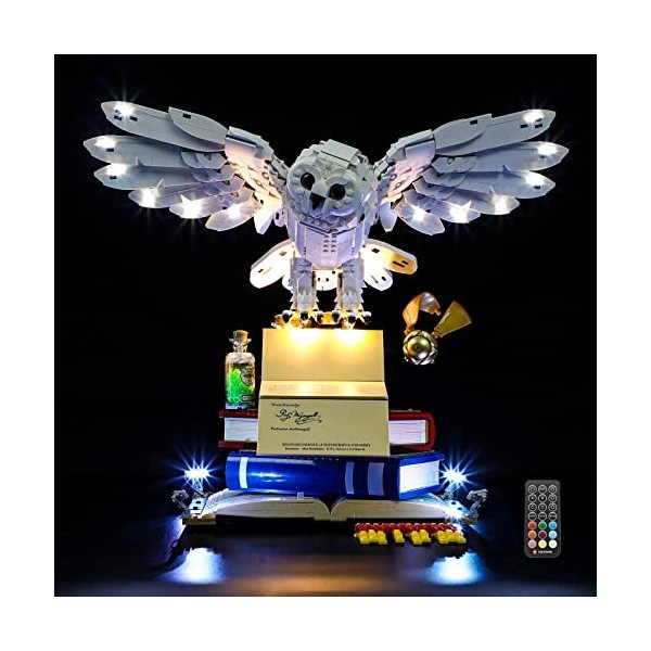 YEABRICKS LED Lumière pour Lego-76391 Harry Potter Hogwarts Icons - Collectors Edition Modèle de Blocs de Construction: Vers