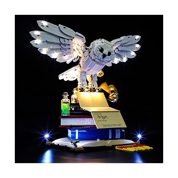 YEABRICKS LED Lumière pour Lego-76391 Harry Potter Hogwarts Icons - Collectors Edition Modèle de Blocs de Construction: Vers