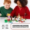 LEGO 71403 Super Mario Pack de Démarrage Les Aventures de Peach, Jouet Construction, Figurine Interactive, Toad, pour Les Enf