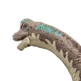 Jurassic World Figurine articulée Brachiosaurus, environ 80 cm de long, avec code ADN scannable, morphologie et aux décoratio