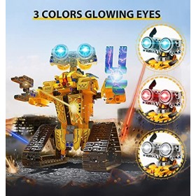 Sillbird Robot Jouet de Blocs de Construction, Jouet de Robot Télécommandé Programmable, Convient aux Enfants de 8 à 12 Ans