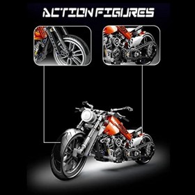 Modèle de briques de construction technique de moto, 382 pièces, technique de course, moto, modèle de construction, jouet de 