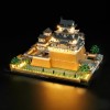 cooldac Kit déclairage LED pour Lego 21060 Architecture Château Himeji - Kit de lumières décoratives créatives compatibles a