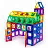 Playmags 80 pièces magnétiques Tiles Set: pédagogique Clickins Kit Comprend 40 magnétique de Windows et 40 Lettres et Chiffre