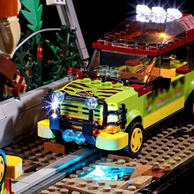 BRIKSMAX Kit d’éclairage à LED pour Lego Jurassic World L’évasion du T. Rex de Jurassic Park - Compatible with Lego 76956 Blo