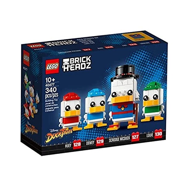 Lego Brickheadz Disney Ducktales 40477 Scrooge McDuck, Louie, Huey & Dewey 340 pcs 