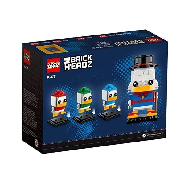 Lego Brickheadz Disney Ducktales 40477 Scrooge McDuck, Louie, Huey & Dewey 340 pcs 