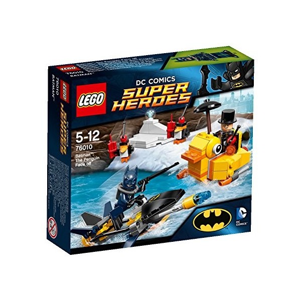 LEGO Super Heroes- Dc Universe - 76010 - Jeu De Construction - Batman - L Affrontement avec Le Pingouin