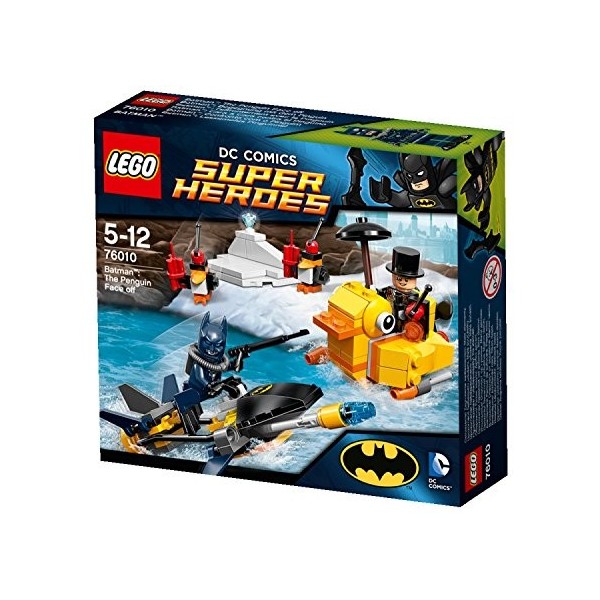 LEGO Super Heroes- Dc Universe - 76010 - Jeu De Construction - Batman - L Affrontement avec Le Pingouin