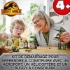 LEGO 76944 Jurassic World LÉvasion du T Rex: Jouet de Dinosaure avec Voiture, Maquette dHélicoptère et Aéroport, Cadeau pou