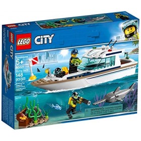 Collectix Lego City 60221 Lego Kit de plongée sous-marine avec Lego City 30370